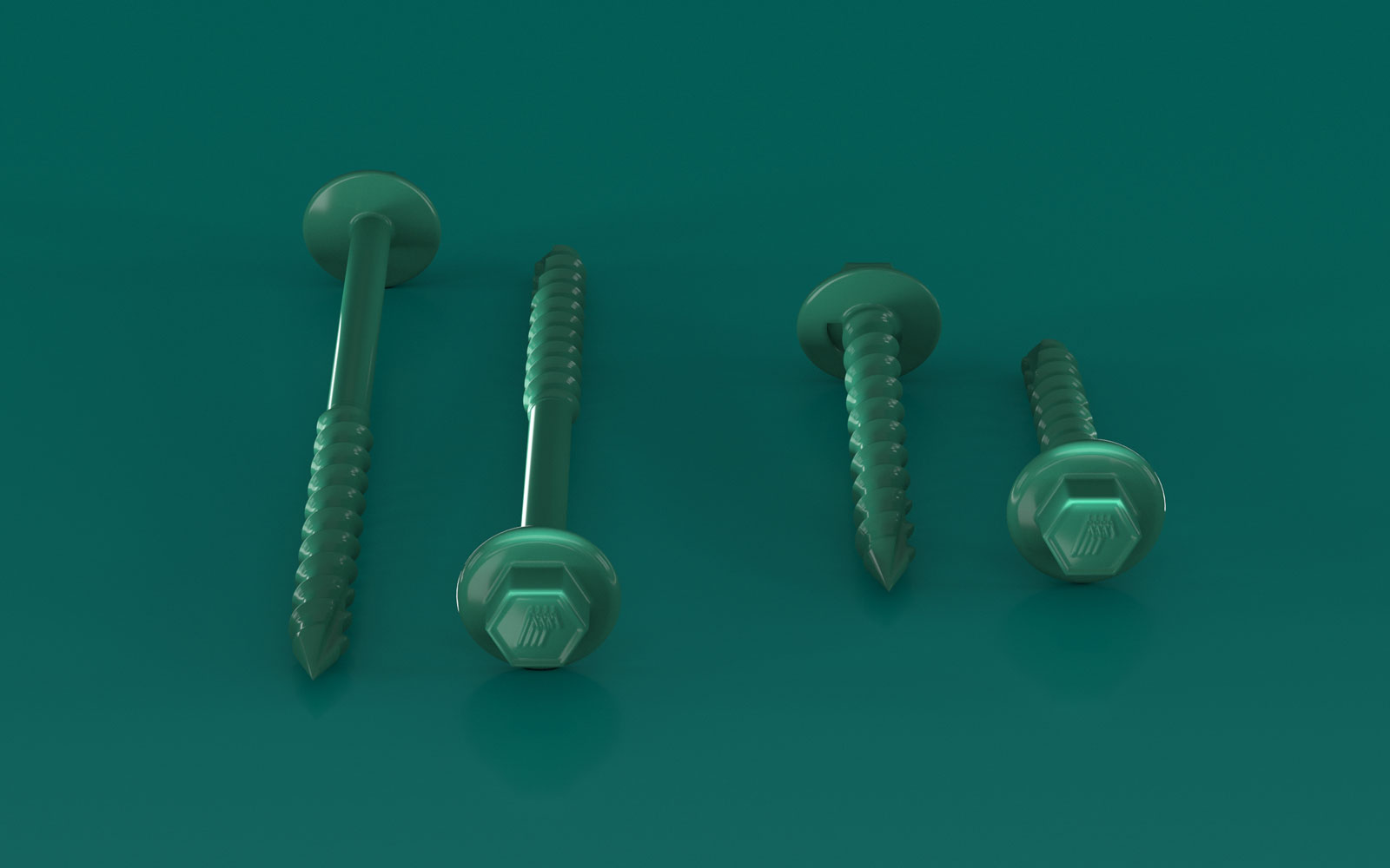 Green Tip #12 Screws